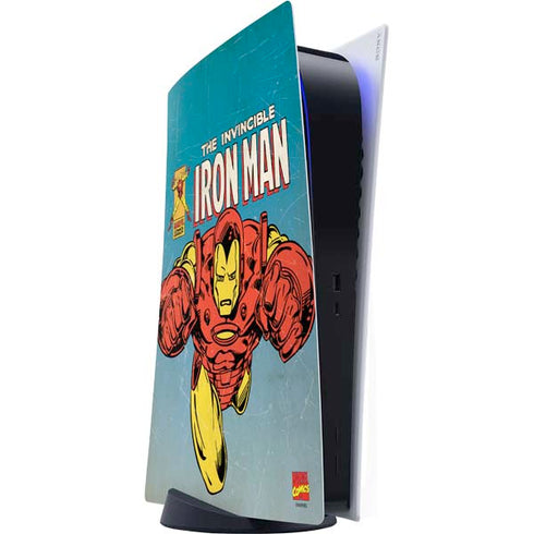 Marvel Classic Comics The Invincible Iron Man PlayStation PS5 Skins